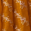 Mustard Yellow Organza Saree with Stone Work